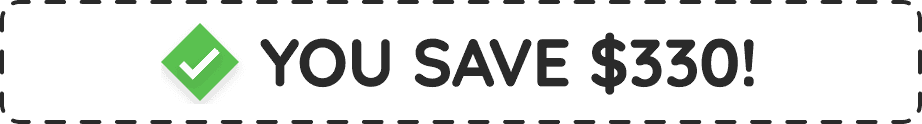 You save $330