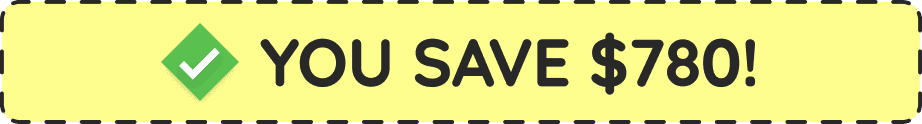 You save $780